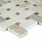 Msi Angora Basket Weave SAMPLE Polished Marble Mesh-Mounted Mosaic Tile ZOR-MD-0157-SAM - alternate 3
